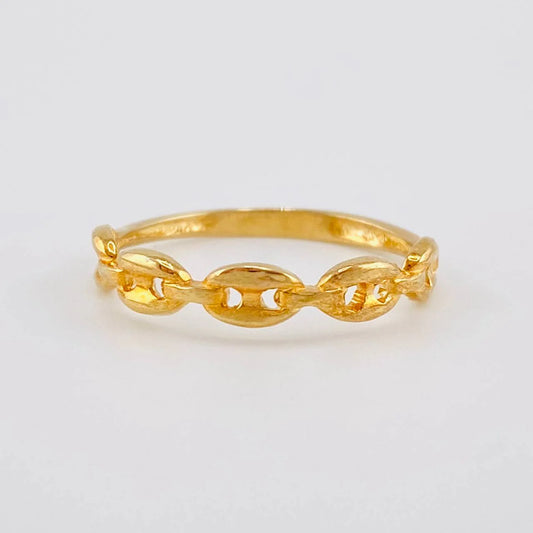 Anillo Gc 2.4 g / T6 3/4 Oro Amarillo 18K