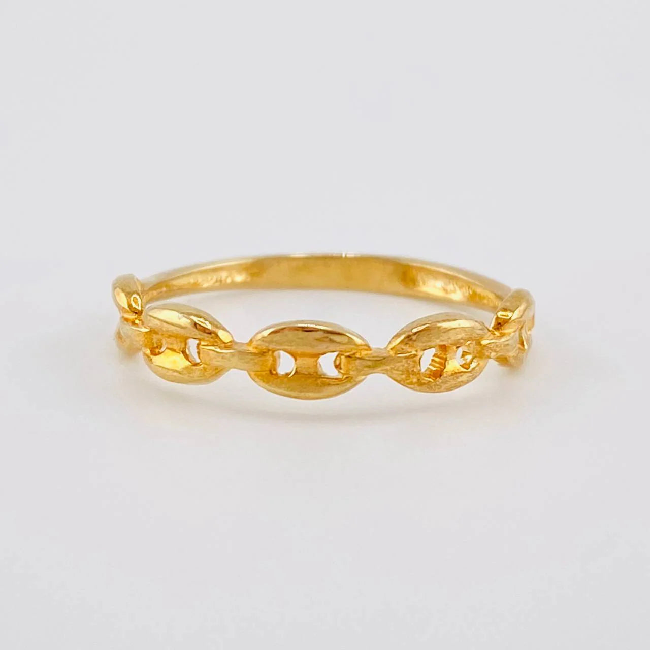 Anillo Gc 2.4 g / T7 1/4 Oro Amarillo 18K