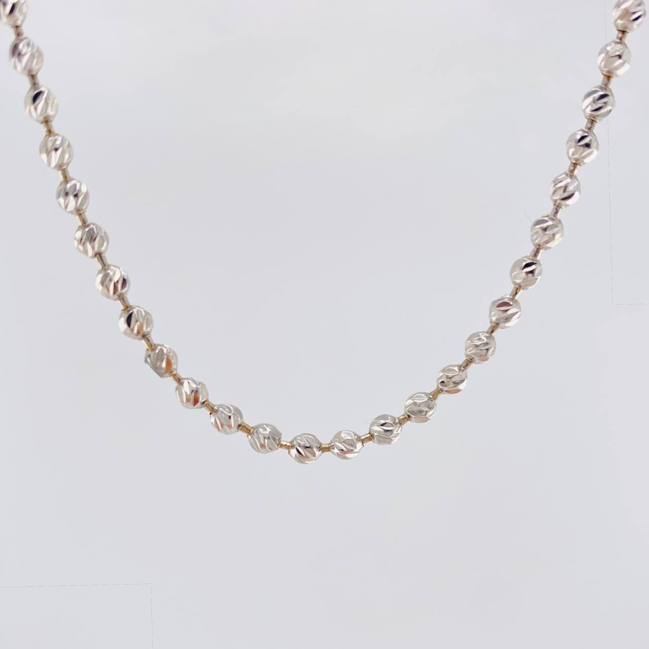 Military Chain 17.85 g / 24 in / 3 mm 18K White Gold