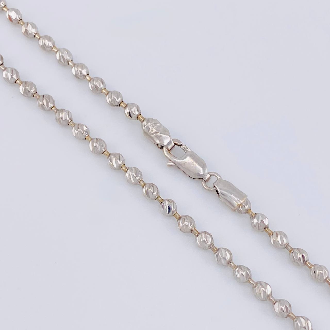 Military Chain 17.85 g / 24 in / 3 mm 18K White Gold