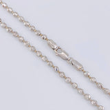 Military Chain 17.85 g / 24 in / 3 mm 18K White Gold