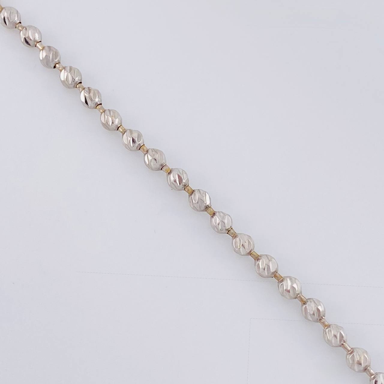 Military Chain 17.85 g / 24 in / 3 mm 18K White Gold