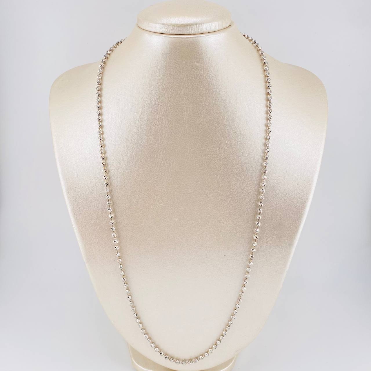 Military Chain 17.85 g / 24 in / 3 mm 18K White Gold