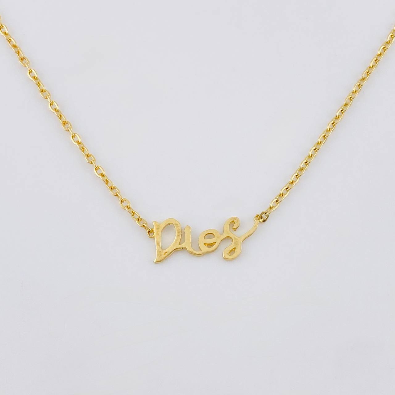 Classic Link Chain Dios 2.5 g / 18 1/2 in / 1.3 mm Yellow Gold 18K