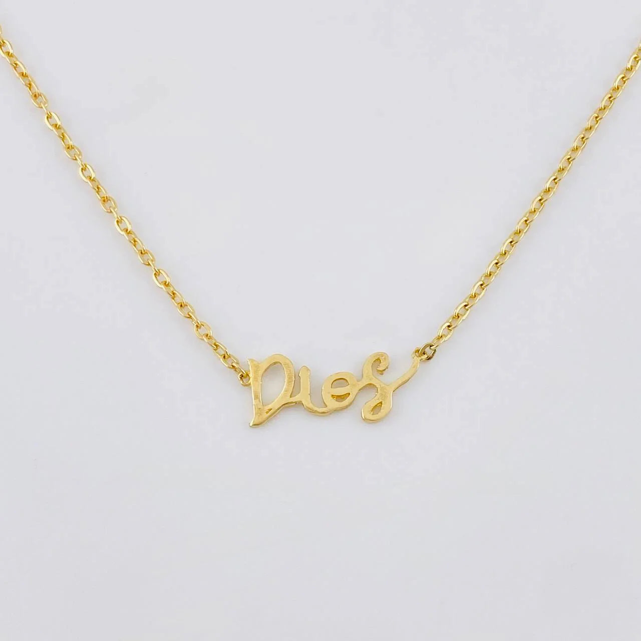 Cadena Aro Seguido Dios 2.75 g / 20 1/4 in / 1.4 mm Oro Amarillo 18K