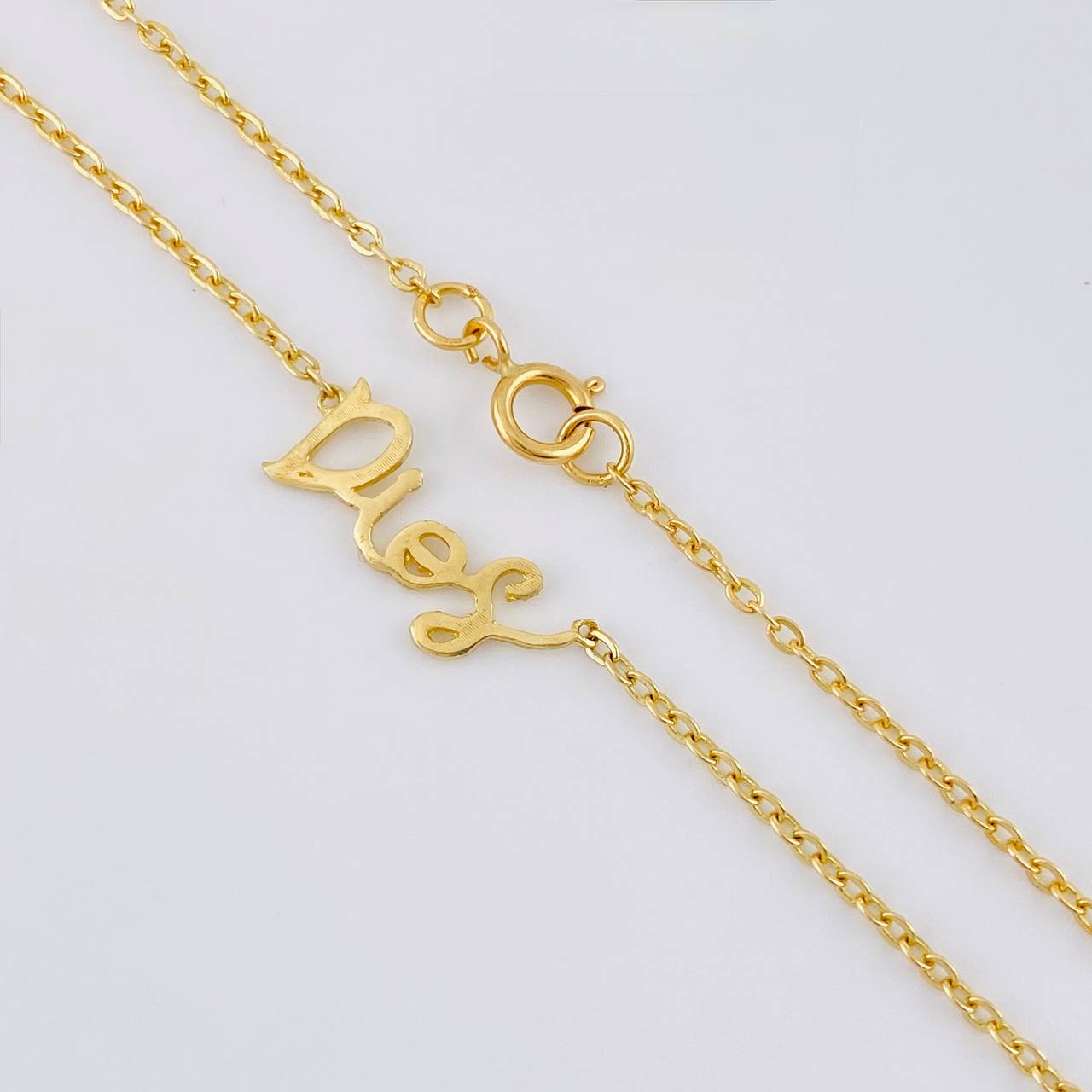 Classic Link Chain Dios 2.5 g / 18 1/2 in / 1.3 mm Yellow Gold 18K