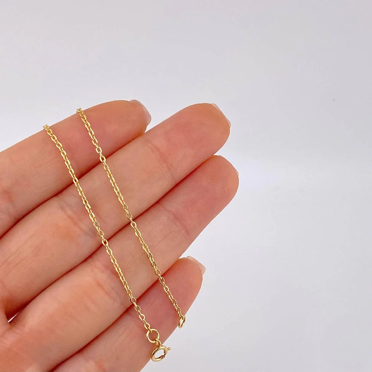 Cadena Aro Seguido Dios 2.75 g / 20 1/4 in / 1.4 mm Oro Amarillo 18K