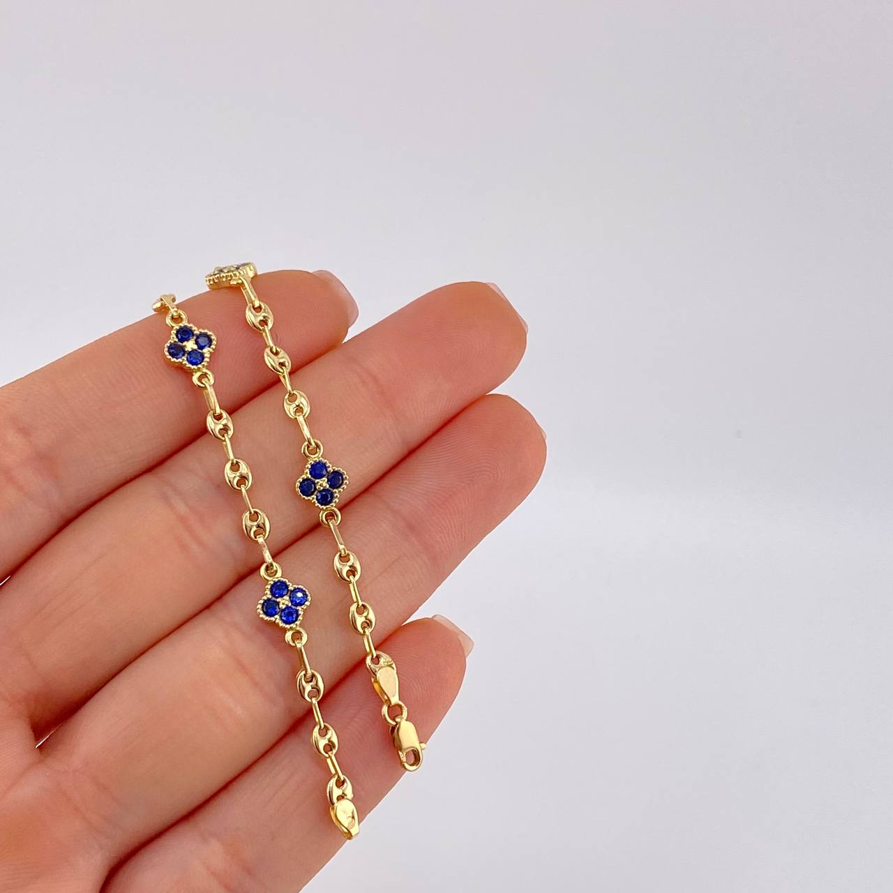Bracelet Clover Gc 4.15 g / 7 1/2 in / 3.2 mm Yellow Gold 18K