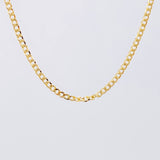 Cadena Cubana 1.95g / 16 in / 2.3mm Oro Amarillo 18K