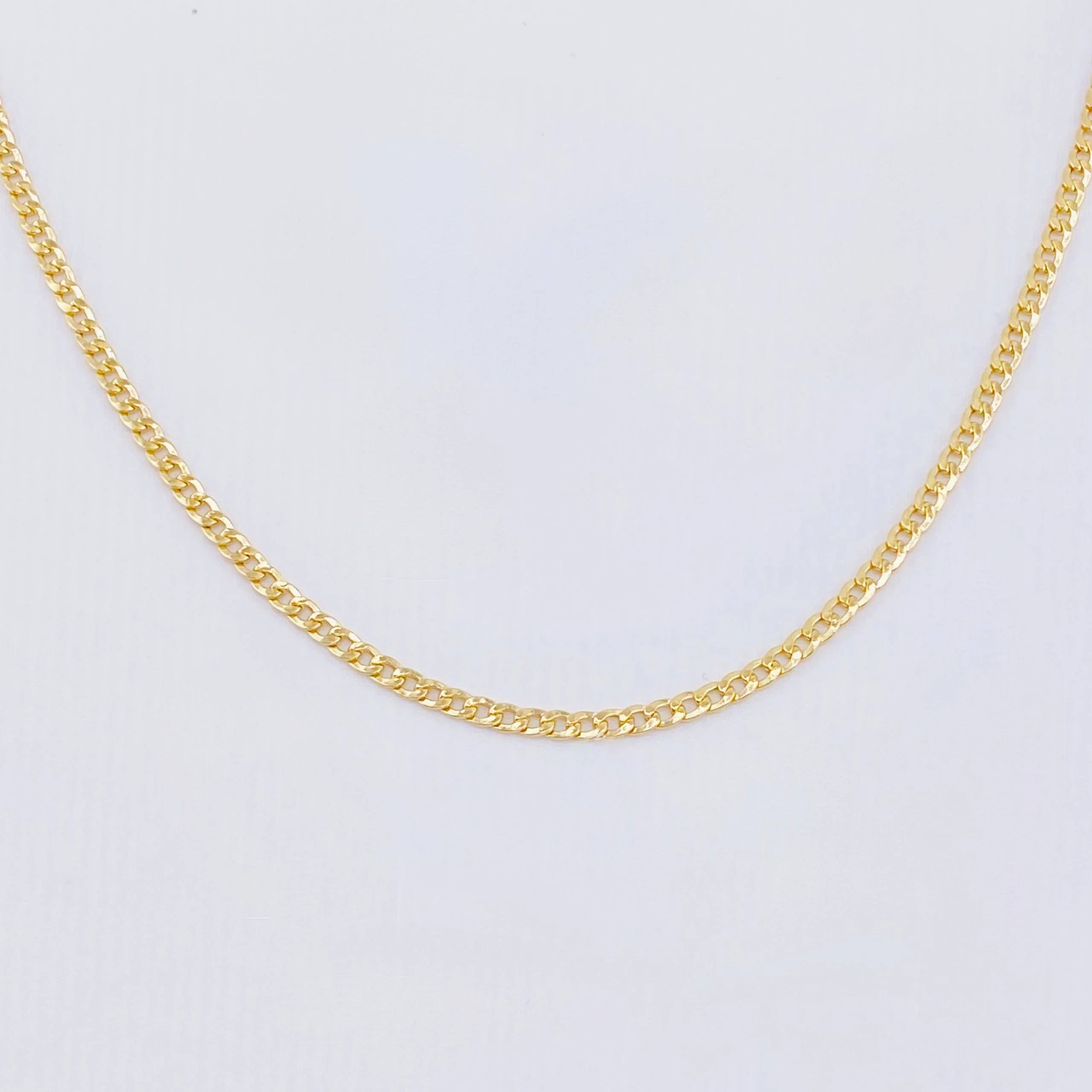 Cadena Cubana 4.1g / 24 in / 3mm Oro Amarillo 18K