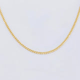 Cuban Links 2.35g / 18 in / 2.2mm Yellow Gold 18K