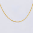 Cadena Cubana 3.4g / 50cm / 2.3mm Oro Amarillo 18K