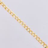 Cadena Cubana 1.95g / 16 in / 2.3mm Oro Amarillo 18K
