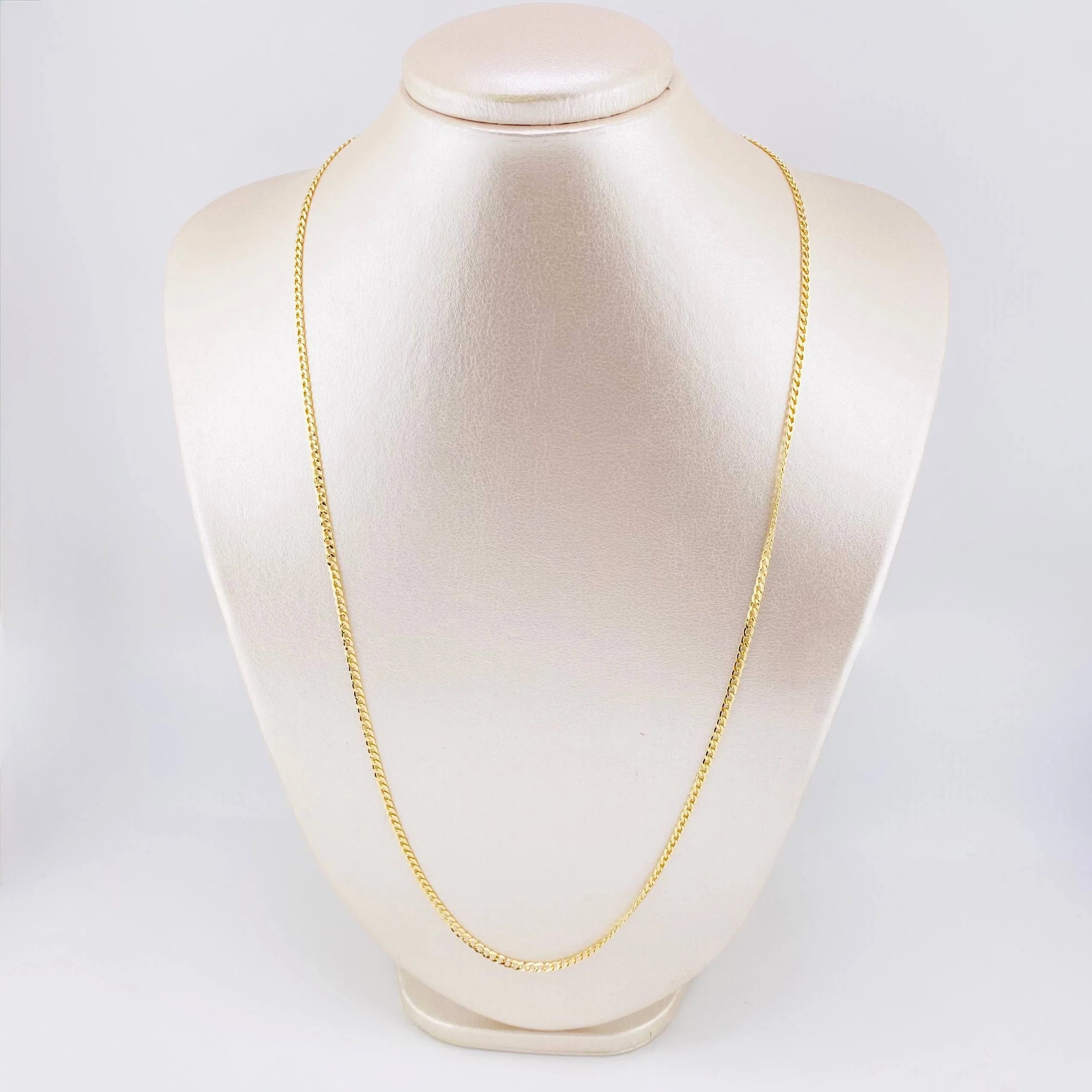 Cuban Links 7.35g / 24 in / 3.4mm Yellow Gold 18K