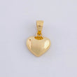 Dije Corazón 0.9g / 1/2 in Oro Amarillo 18K