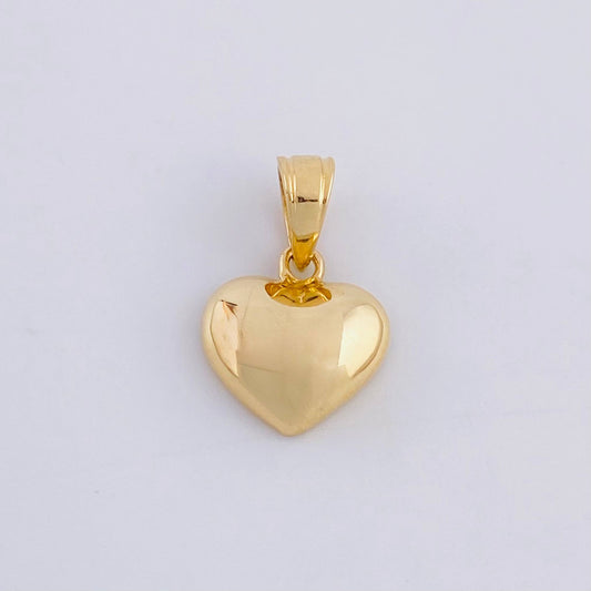 Dije Corazón 0.9g / 1/2 in Oro Amarillo 18K