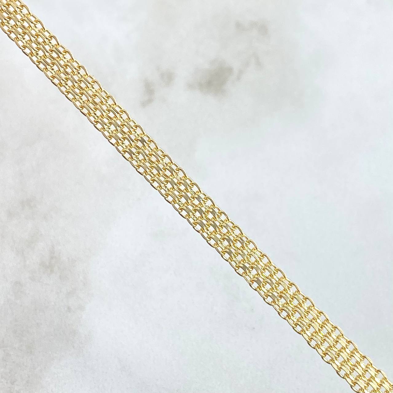 Bismark Bracelet 7.15gr / 20.5cm / 5mm Yellow Gold +0 18K