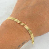 Bismark Bracelet 7.15gr / 20.5cm / 5mm Yellow Gold +0 18K