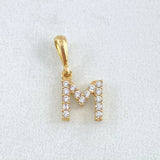 Pendant Letter M 0.75gr / 1.5cm / 18K Gold ©