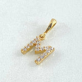 Pendant Letter M 0.75gr / 1.5cm / 18K Gold ©