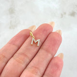 Pendant Letter M 0.75gr / 1.5cm / 18K Gold ©