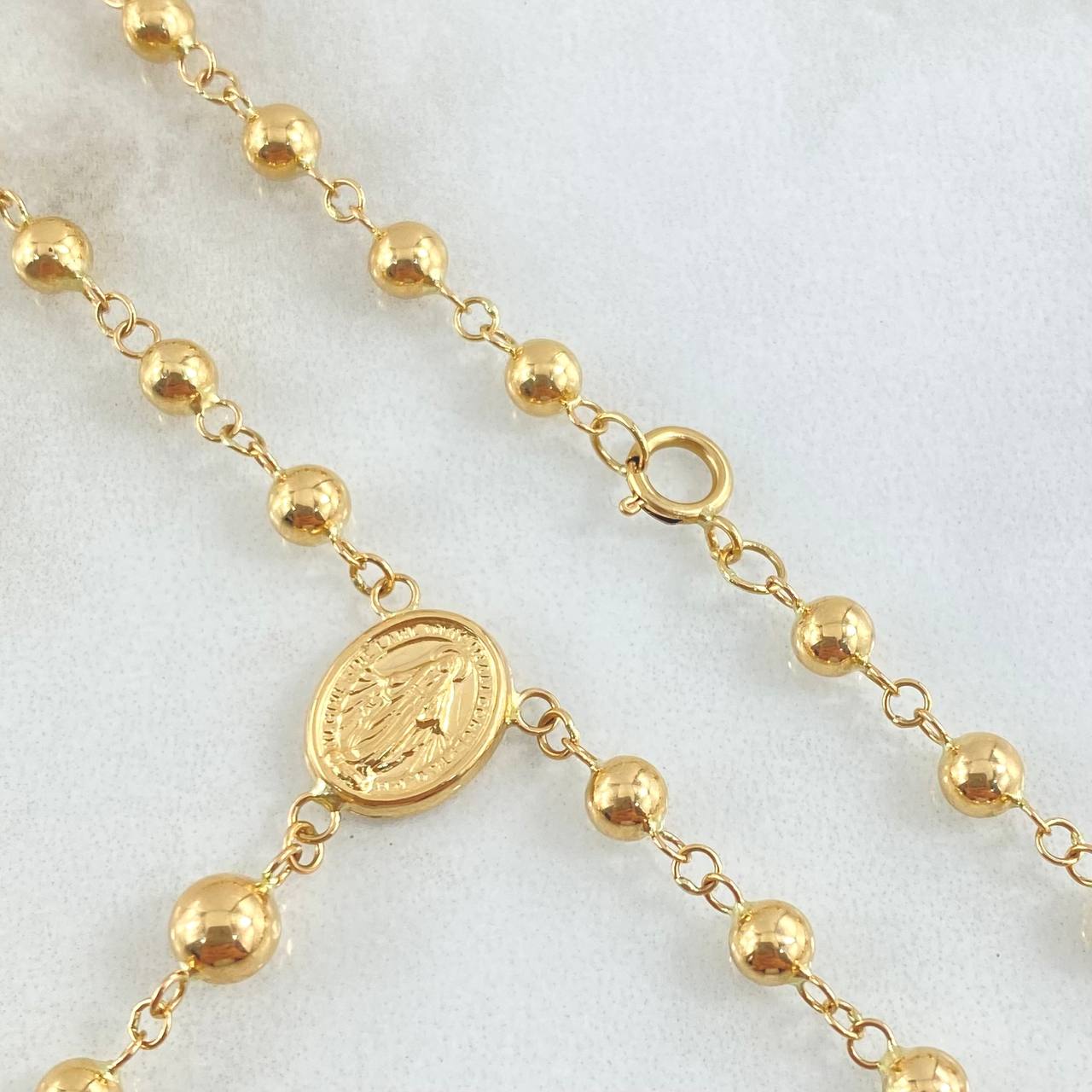 Miraculous Virgin Rosary 8.55gr / 55cm / 18K Gold ©
