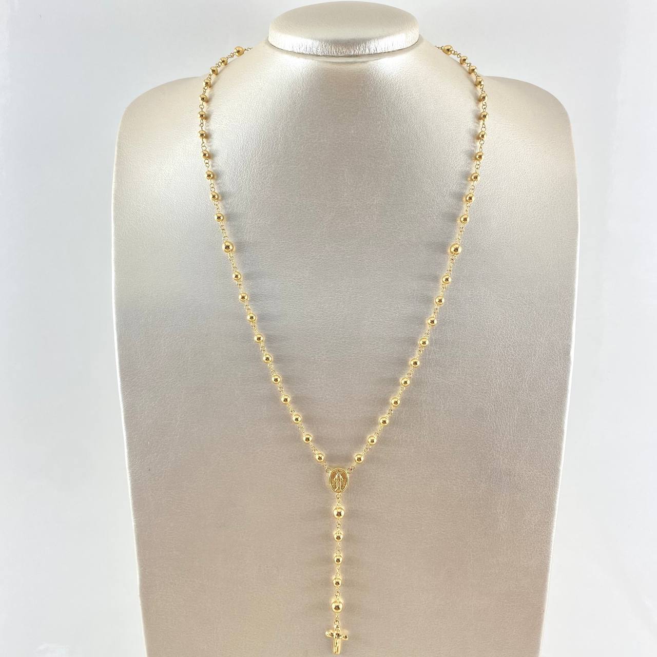 Miraculous Virgin Rosary 8.55gr / 55cm / 18K Gold ©