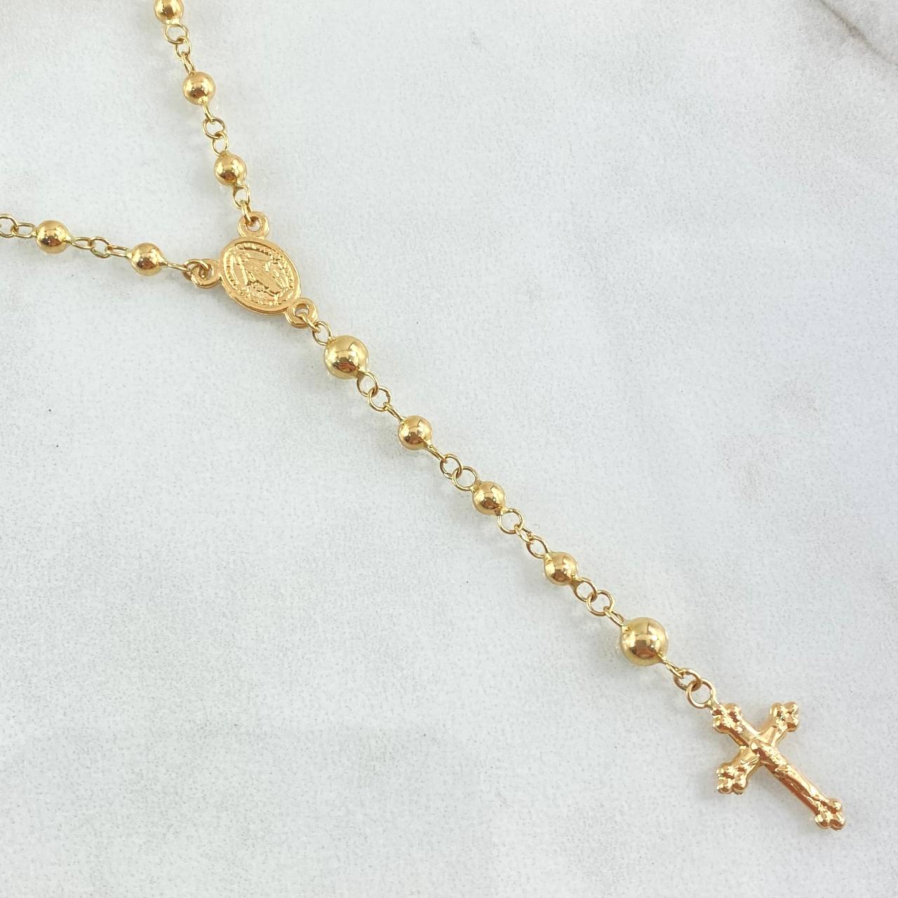 Miraculous Virgin Rosary 6.15gr / 50cm / 18K Gold ©