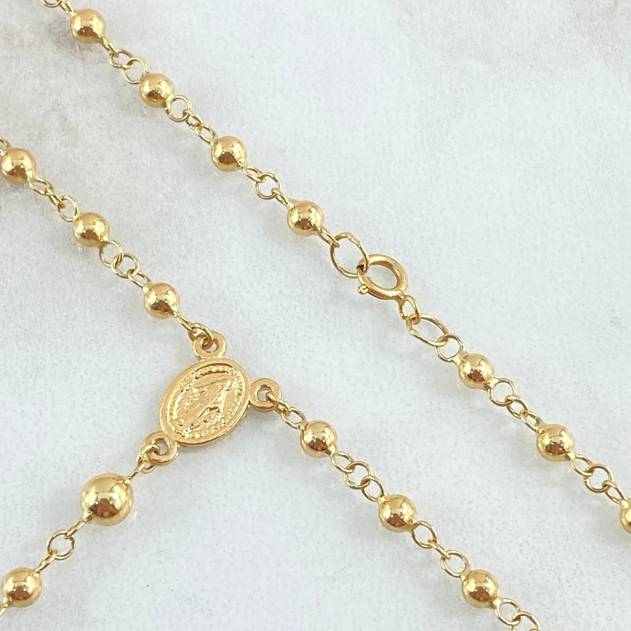 Miraculous Virgin Rosary 6.15gr / 50cm / 18K Gold ©