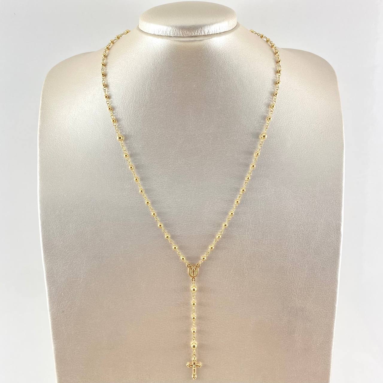 Miraculous Virgin Rosary 6.15gr / 50cm / 18K Gold ©