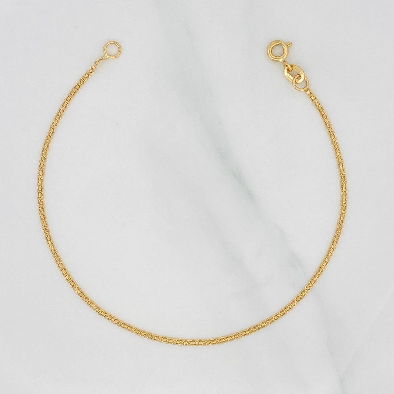 Pulso Chino 2.45g / 7 in / 2.43mm Oro Amarillo 18K