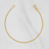 Pulso Chino 2.45g / 7 in / 2.43mm Oro Amarillo 18K