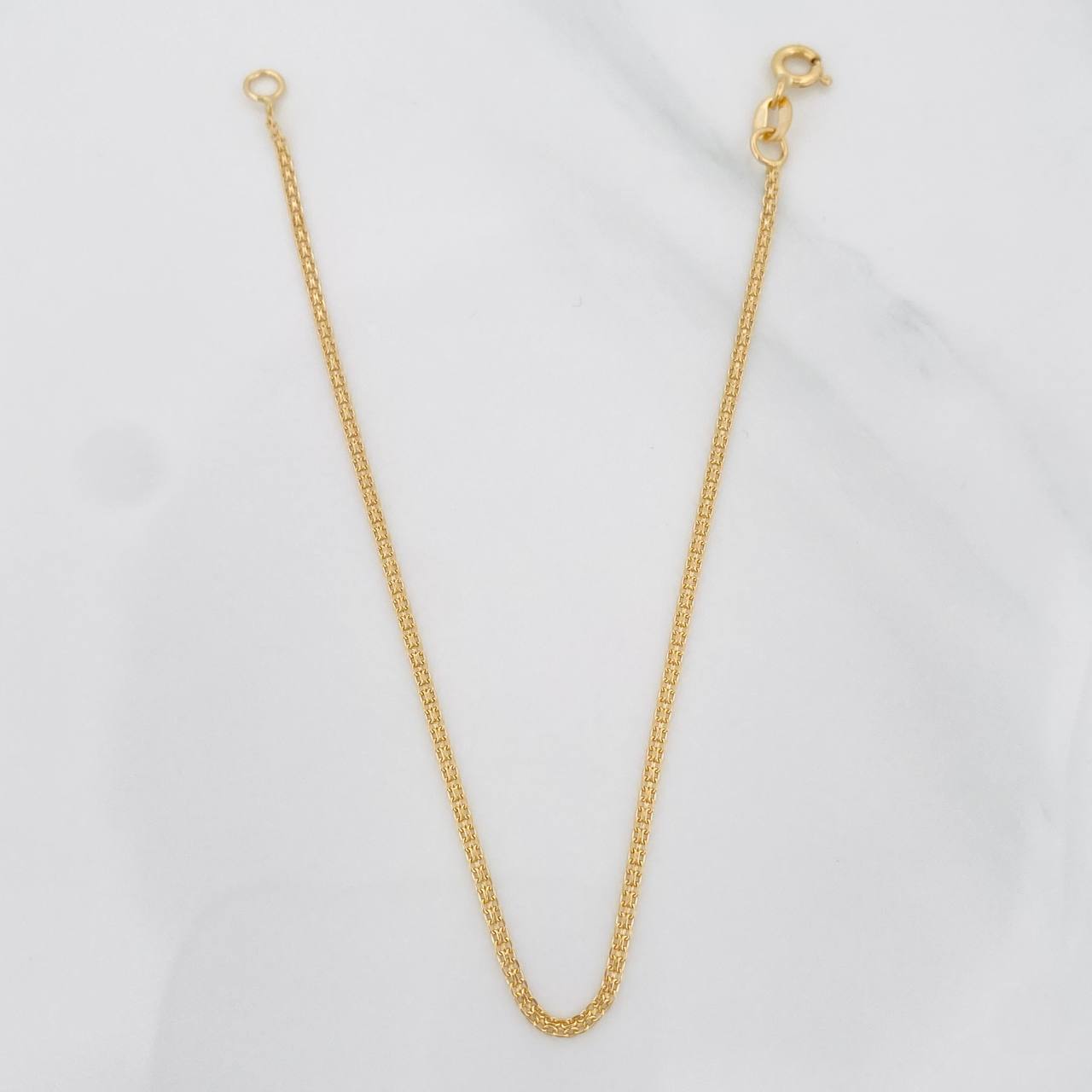 Pulso Chino 2.45g / 7 in / 2.43mm Oro Amarillo 18K