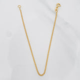 Pulso Chino 2.55g / 7 1/4 in / 2.36mm Oro Amarillo 18K
