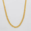 Cadena Cubana 3.8g / 24 in / 2.3mm Oro Amarillo 18K