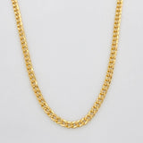 Cadena Cubana 3.8g / 24 in / 2.3mm Oro Amarillo 18K