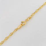 Cadena Escalera Volga 3.3g / 24 in / 2.4mm Oro Amarillo 18K
