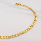 Pulso Cubano 2.45g / 7 3/4 in / 3.2mm Oro Amarillo 18K