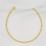 Pulso Aro Seguido 0.8g / 7 1/2 in / 2.3mm Oro Amarillo 18K