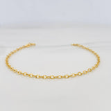 Pulso Aro Seguido 0.8g / 7 1/2 in / 2.3mm Oro Amarillo 18K