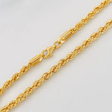 Pulso Lazo 2.9g / 7 1/2 in / 3mm Oro Amarillo 18K