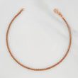 Pulso Franco 2g / 7 3/4 in / 1.85mm Dos Oros Blanco Rosa 18K