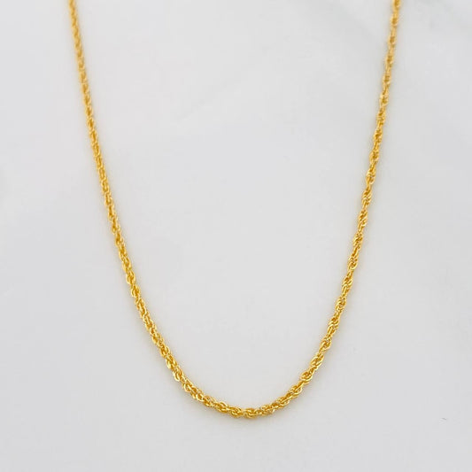 Cadena Lazo 1.35g / 20 in / 1.35mm Oro Amarillo 18K