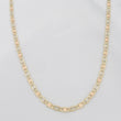 Flat Mariner Chain Diamond Cut 3.7g / 24 in / 1.74mm Three Golds 18K