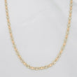 Flat Mariner Chain Diamond Cut 2.6g / 24 in / 1.74mm Three Golds 18K