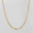 Cadena Escalera Plana Diamantada 2.95g / 18 in / 2.47mm Tres Oros 18K
