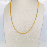 Cadena Lazo 2g / 20 in / 1.73mm Oro Amarillo 18K