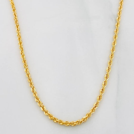 Cadena Lazo 2.05g / 20 in / 1.75mm Oro Amarillo 18K