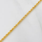 Cadena Lazo 2g / 20 in / 1.73mm Oro Amarillo 18K