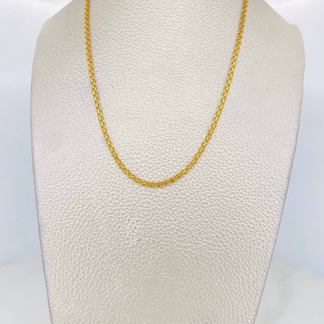 Cadena China 3.45g / 24 in / 2.12mm Oro Amarillo 18K